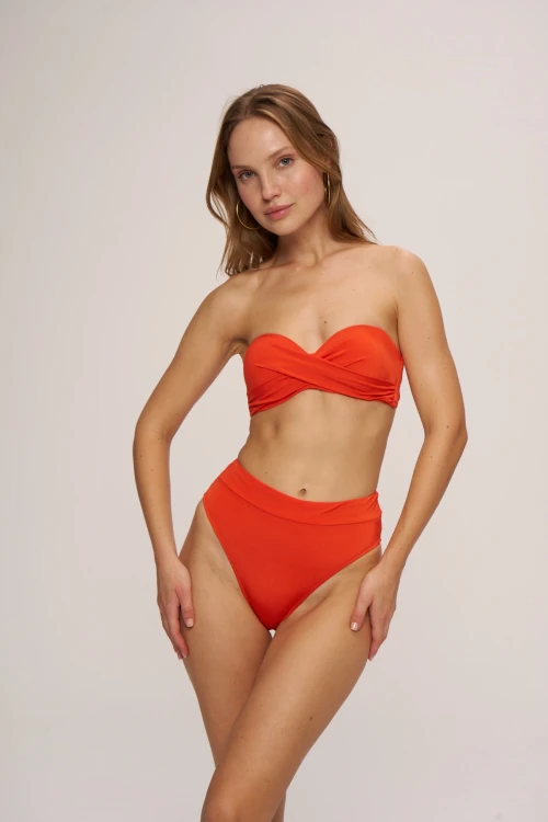 Blush Straplez Dolgulu Bikini Üst