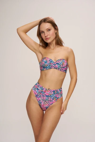 Blush Straplez Dolgulu Bikini Üst